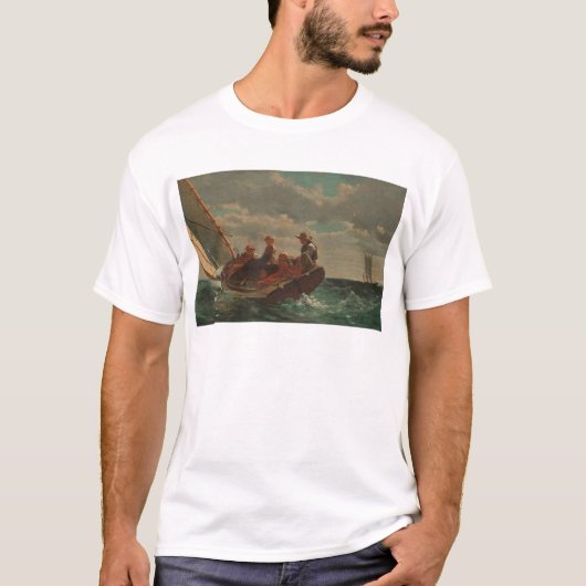 Sluiting (een eerlijke wind) door Winslow Homer T-shirt (Voorkant)