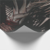 SLUITING FOTOGRAFIE VAN GROENE VERLAAGDE PALM CADEAUPAPIER (Hoek)