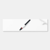 Sluiting, het wordt een stommeling. bumpersticker (Voorkant)