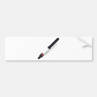 Sluiting, het wordt een stommeling. bumpersticker