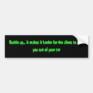 Sluiting (humor) bumpersticker