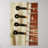 Sluiting Indische Sitar Kunti Poster (Voorkant)