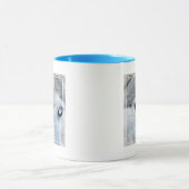 Sluiting Siberian Husky met Blue Eyes Mok (Midden)