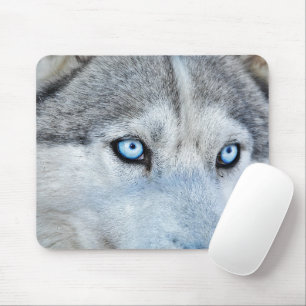 Sluiting Siberian Husky met Blue Eyes Muismat