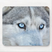 Sluiting Siberian Husky met Blue Eyes Muismat (Voorkant)