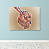 sluiting van Alveolus Canvas Afdruk (Insitu (Houten vloer))