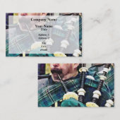 Sluiting van Bagpiper Visitekaartje (Voorkant / Achterkant)