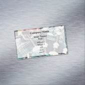 Sluiting van Bagpiper Visitekaartje Magneet (Voorbeeld)