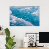 Sluiting van blauw ijs poster (Thuiskantoor)
