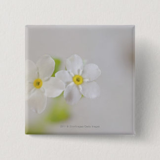 Sluiting van bloemen vierkante button 5,1 cm