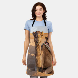 Sluiting van Camel in de woestijn van Oman Schort