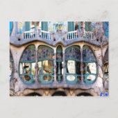Sluiting van Casa Batlló, Barcelona, Spanje Briefkaart (Voorkant)