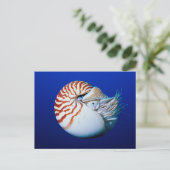 Sluiting van Chambered Nautilus Briefkaart (Staand voorkant)