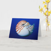 Sluiting van Chambered Nautilus Kaart (Gele Bloem)
