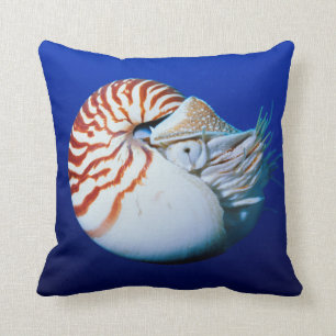 Sluiting van Chambered Nautilus Kussen