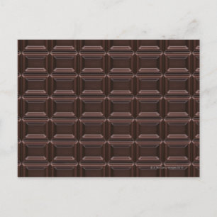 Sluiting van chocoladebar briefkaart