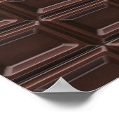 Sluiting van chocoladebar poster (Hoek)