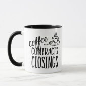 Sluiting van Coffee-contracten voor makelaars in o Mok (Links)