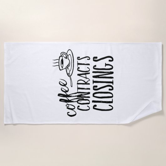 Sluiting van Coffee-contracten voor makelaars in o Strandlaken (Voorkant)