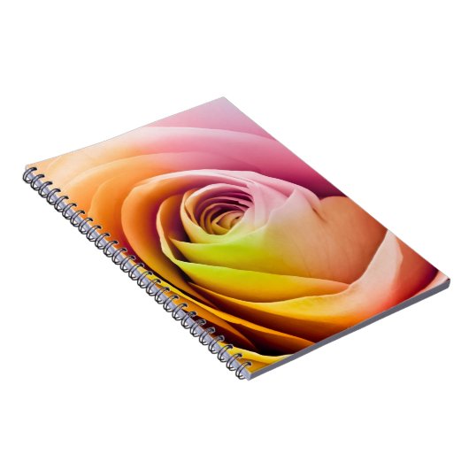 Sluiting van Colorful Roos Petals Notitieboek (Rechterzijde)