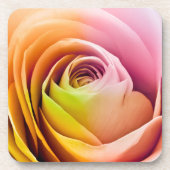 Sluiting van Colorful Roos Petals Onderzetter (Voorkant)