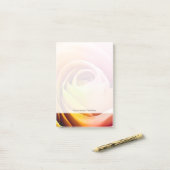 Sluiting van Colorful Roos Petals Post-it® Notes (Op bureau)