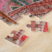 Sluiting van Crazy Quilt - Puzzle Legpuzzel (Zijkant)