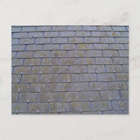 Sluiting van dakpannen met liften briefkaart (Voorkant)