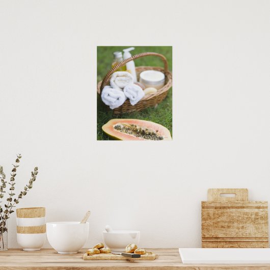 Sluiting van de behandeling voor massagetherapie m poster (Keuken)