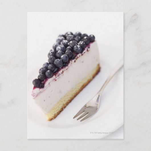 Sluiting van de "blueberry"-kaascake briefkaart (Voorkant)