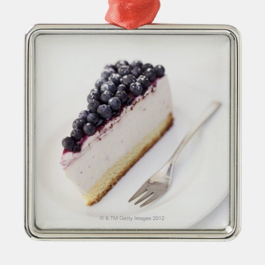 Sluiting van de "blueberry"-kaascake metalen ornament (Voorkant)