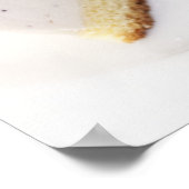 Sluiting van de "blueberry"-kaascake poster (Hoek)