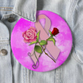 Sluiting van de borstkankeroverlevende ronde button 6,0 cm (In situ)