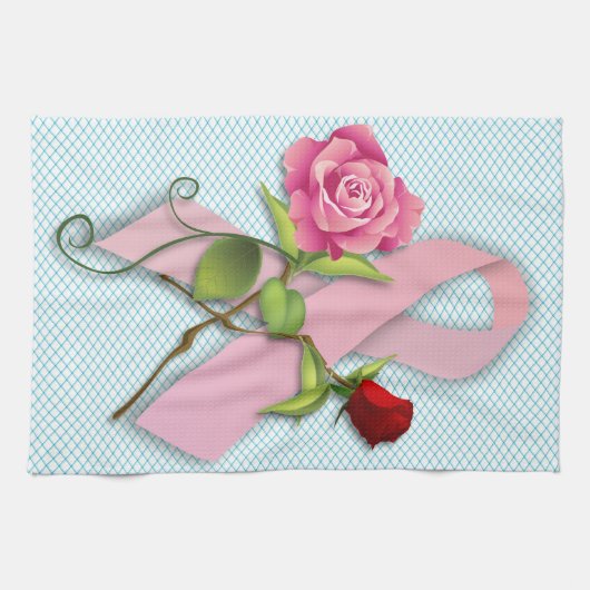 Sluiting van de borstkankeroverlevende theedoek (Horizontaal)