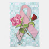 Sluiting van de borstkankeroverlevende theedoek (Verticaal)