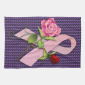 Sluiting van de borstkankeroverlevende theedoek (Horizontaal)