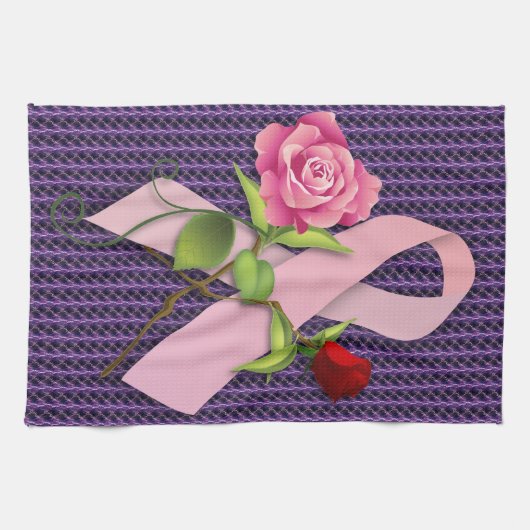 Sluiting van de borstkankeroverlevende theedoek (Horizontaal)