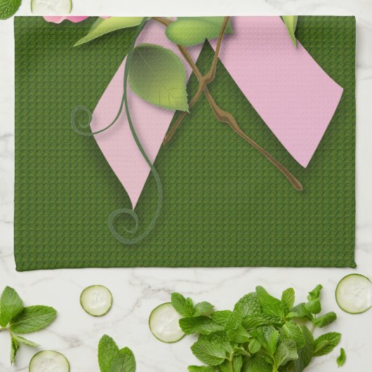 Sluiting van de borstkankeroverlevende theedoek (Gevouwen)