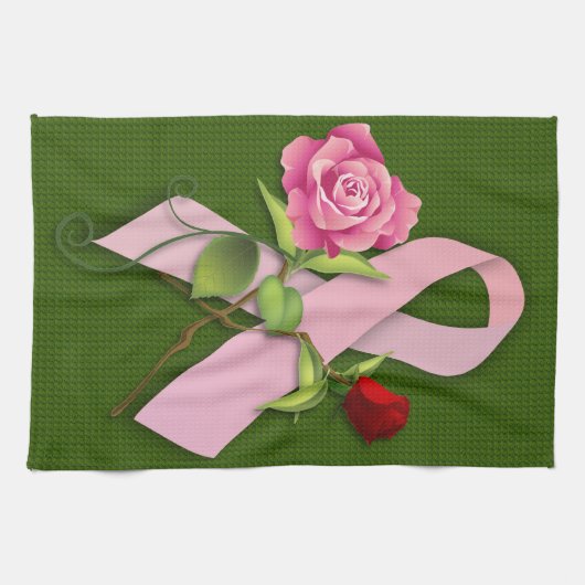 Sluiting van de borstkankeroverlevende theedoek (Horizontaal)