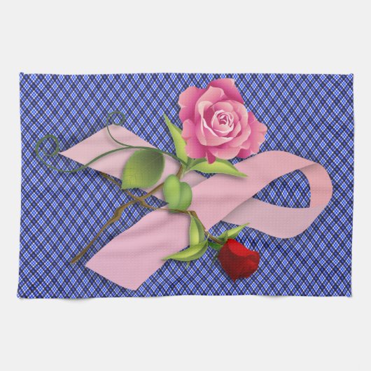 Sluiting van de borstkankeroverlevende theedoek (Horizontaal)