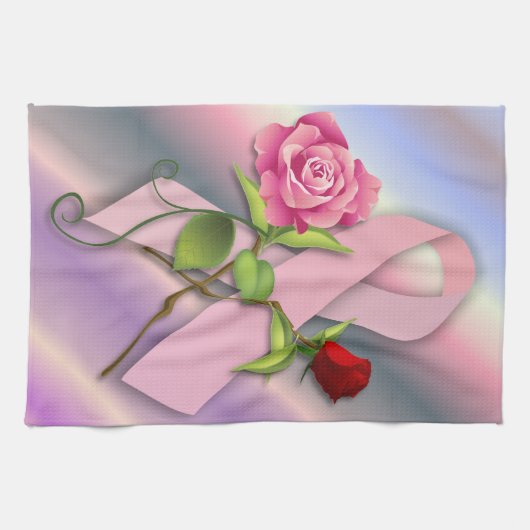 Sluiting van de borstkankeroverlevende theedoek (Horizontaal)