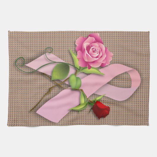 Sluiting van de borstkankeroverlevende theedoek (Horizontaal)