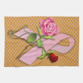 Sluiting van de borstkankeroverlevende theedoek (Horizontaal)