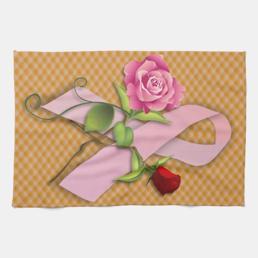 Sluiting van de borstkankeroverlevende theedoek (Horizontaal)