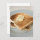 Sluiting van de boter op bord briefkaart (Voorkant / Achterkant)