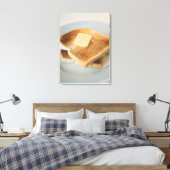 Sluiting van de boter op bord canvas afdruk (Insitu (Slaapkamer))