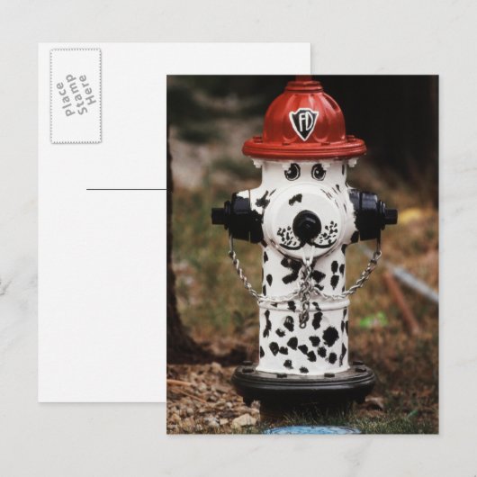 Sluiting van de brandwerendheid briefkaart (Voorkant / Achterkant)