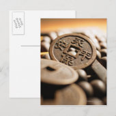 Sluiting van de Chinese munt Briefkaart (Voorkant / Achterkant)