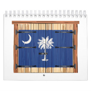 Sluiting van de deur van de haven met de vlag van  kalender