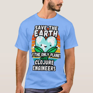 SLUITING VAN DE ENGINEER VAN DE AARDE DAG WAAROP D T-SHIRT